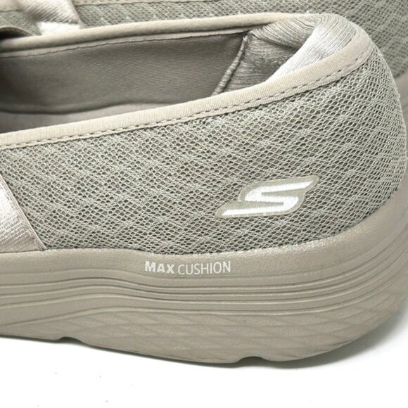 Skechers Womens Max Cushioning Lite: Breathe Easy - Size 11 Style 136722 TAUPE - Picture 7 of 12